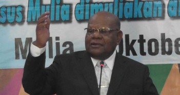 PEMBANGUNAN DI PUNCAK JAYA DI BERKATI HUT-Kabupaten-Bupati-dalam-sambutan-pada-syukuran-HUT-Kabupaten-Puncak-Jaya