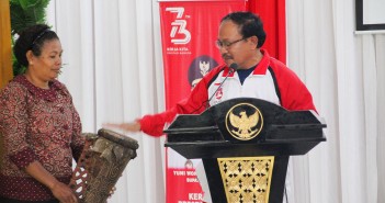 PENUTUPAN MUSRENBANG, MASIH RENDAHNYA PEMAHAMAN ADMIN E-PLANING OPD dan FAKTOR JARINGAN Asisten III Bidang Administrasi Umum Drs. Hendrik Bilangla'bi, M.KP saat menutup Penutupan Musrenbang tahun 2019